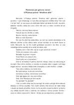 Eseja 'Pārdomas par galveno varoni V.Plūdoņa poēmā "Atraintes dēls"', 1.