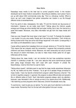 Eseja 'Mass Media', 1.