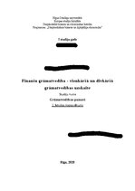 Konspekts 'Finanšu grāmatvedība', 1.