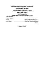 Referāts 'Latvijas Banka', 1.