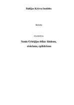 Referāts 'Senās Grieķijas ētika: kīnisms, stoicisms, epikūrisms', 1.