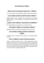 Konspekts 'Inflācija', 1.