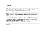 Eseja 'Kultūra un kultūras mantojuma problēmas tūrismā', 3.