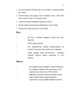 Konspekts 'Interneta vietņu izstrādāšanas programmu salīdzinājums', 5.