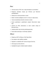 Konspekts 'Interneta vietņu izstrādāšanas programmu salīdzinājums', 11.