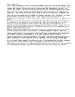 Eseja 'Infant Clothing ', 1.