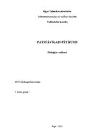 Referāts 'Pētījums ekoloģijā', 1.