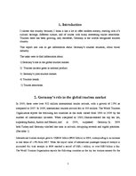 Konspekts 'Tourism in Germany', 3.