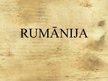 Prezentācija 'Rumānija', 1.