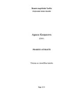 Prakses atskaite 'Pirmsdiplomdarba prakses atskaite viesnīcā', 1.