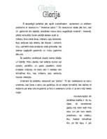 Referāts 'Glorija', 2.