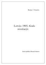 Referāts 'Latvija 1905.gada revolūcijā', 1.