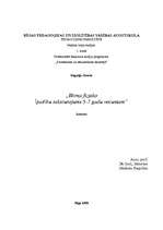 Referāts 'Pirmsskolas vecuma bērna attīstības psiholoģija un bioloģija', 1.