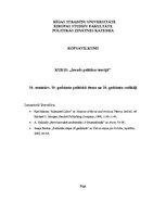 Konspekts '19.gadsimta politiskā doma un 20.gadsimta radikāļi', 1.