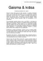 Konspekts 'Gaisma un krāsa', 1.