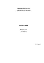 Biznesa plāns 'Uzņēmējdarbība lauksaimniecībā', 1.