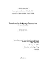 Referāts 'Igaunijas un Latvijas ģimeņu pabalstu sistēmu salīdzinošā analīze', 1.