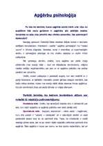 Eseja 'Apģērbu psiholoģija', 1.