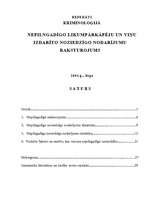 Referāts 'Nepilngadīgo likumpārkāpēju un viņu izdarīto noziedzīgo nodarījumu raksturojums', 1.