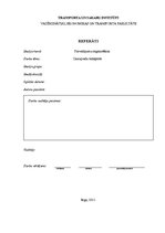 Referāts 'Transporta sistēmas komponenti un cauruļvadu transports', 1.