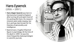 Prezentācija 'Hans Eysenck', 2.