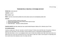 Konspekts 'Rotaļnodarbība ar mājturības un tehnoloģiju dominanti', 1.