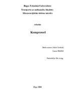 Referāts 'Kompresors', 1.