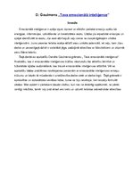 Konspekts 'Daniels Goulmens "Tava emocionālā inteliģence"', 1.