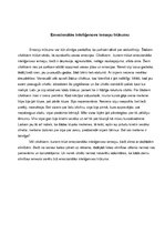 Konspekts 'Daniels Goulmens "Tava emocionālā inteliģence"', 5.