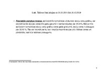 Prakses atskaite '"Nasdaq Baltija" investīciju portfelis', 9.