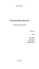 Referāts 'Basketbols Rojas vidusskolā', 1.