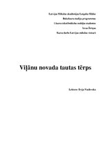 Referāts 'Viļānu novada tautas tērps', 1.
