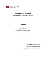 Referāts 'Jauniešu saskarsmes specifika hipsteru subkultūrā', 1.