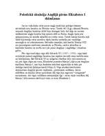 Referāts 'Elizabete I', 3.