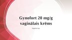 Prezentācija 'Gynofort 20 mg/g vaginālais krēms', 1.