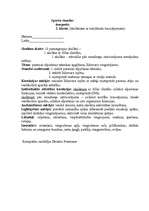 Konspekts 'Sporta stundas konspekts 2.klases skolēniem ar mācīšanās traucējumiem', 1.