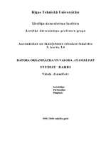 Referāts 'Datora organizācija un valoda (asamblers)', 2.