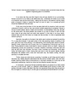 Eseja 'The Beauty of Nature', 1.