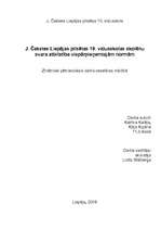 Referāts 'J.Čakstes Liepājas pilsētas 10.vidusskolas skolēnu svara atbilstība vispārpieņem', 1.