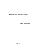 Referāts 'Uzņēmējdarbības vides analīze Gulbenē', 1.