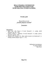 Konspekts 'Sociālo pētījumu metodes, otrais kopsavilkums', 1.