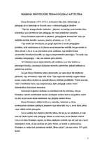 Referāts 'Marijas Montesori audzināšanas sistēma', 5.