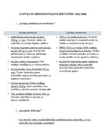 Konspekts 'Latvija no demokrātijas uz diktatūru', 1.