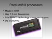 Prezentācija 'Pentium Processors', 4.