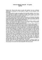 Eseja 'Kultūras attīstība Latvijā 20.-30.gados. Izglītība', 1.