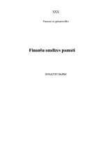 Prakses atskaite 'SIA "X" finanšu analīze', 1.