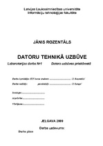 Konspekts 'Datoru tehniskā uzbūve', 1.