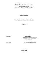 Referāts 'Valsts ieņēmumu dienesta darbība Latvijā', 1.