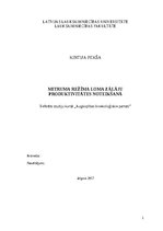 Referāts 'Mitruma režīma loma zālāju produktivitātes noteikšanā', 1.