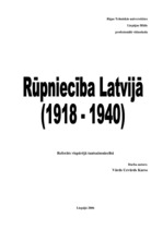 Referāts 'Rūpniecība Latvijā (1918.-1940.)', 1.